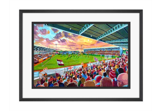 Sixfields Stadium Fine Art Print - Northampton Town Football Club Sixfields Stadium Fine Art Print - Northampton Town Football Club